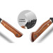 Кований шеф-ніж (Chef Knife) 19.5 см ручної роботи з ергономічною дерев'яною рукояттю та чохлом (FCKHWS-30)