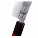 Кований ніж Накірі (Nakiri) 18.3 см ручної роботи з ергономічною дерев'яною рукояттю та чохлом (FKHS-28)