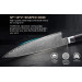 Кований шеф-ніж (Chef Knife) 20 см 67 шарів дамаської сталі VG-10 ручної роботи з чохлом (FCKDSS-37)