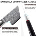 Кований шеф-ніж (Chef Knife) 20 см 67 шарів дамаської сталі VG-10 ручної роботи з чохлом (FCKDSS-37)