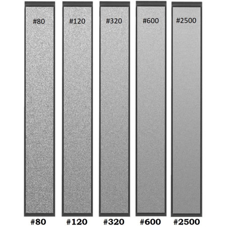 Набір алмазних точильних брусків на бланку 5 шт. 80/120/320/600/2500 Grit комплект для заточування (SDSB-22)